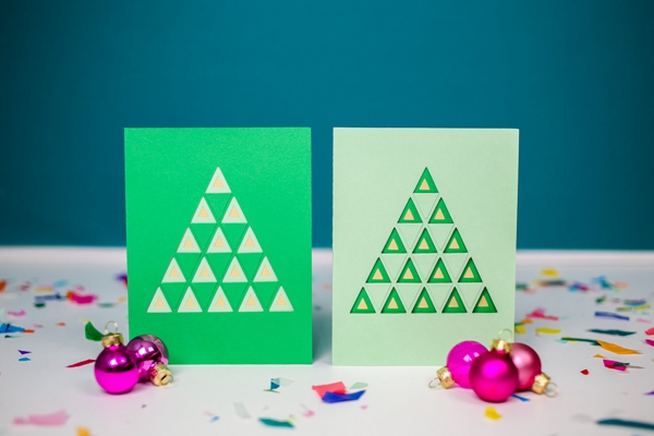 DIY CHRISTMAS TREE CARDS - DIY CHRISTMAS TREE CARDS Ideas