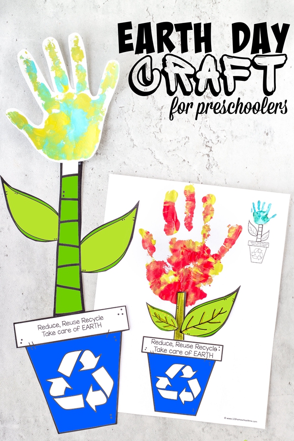 DIY Handprint Flowers - DIY Handprint Flowers Ideas