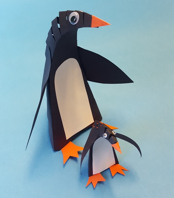 DIY Paper Penguin - DIY DIY Paper Penguin Ideas