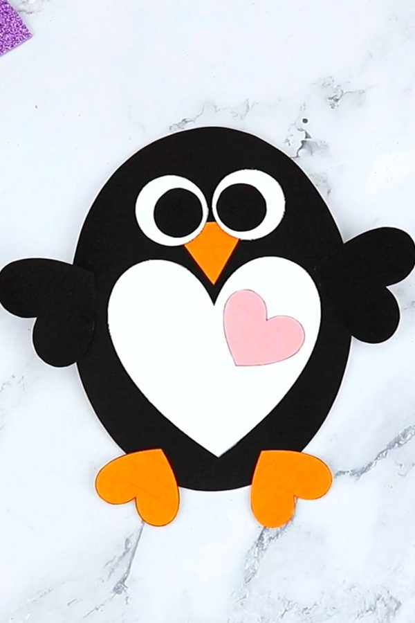 Heart Penguin - DIY Heart Penguin Ideas