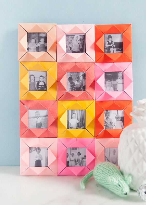 ORIGAMI PICTURE FRAMES - DIY ORIGAMI PICTURE FRAMES Ideas