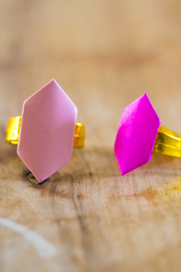 Origami Ring - DIY Origami Ring Ideas