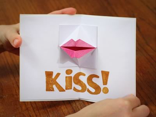 Origami Valentine Card - DIY Origami Valentine Card Ideas