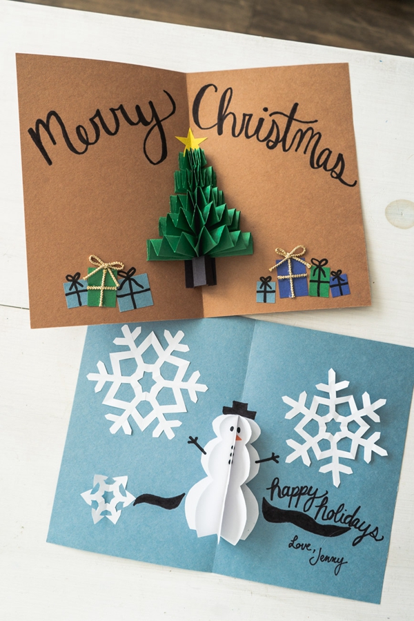 POP UP CHRISTMAS CARDS - DIY POP UP CHRISTMAS CARDS Ideas