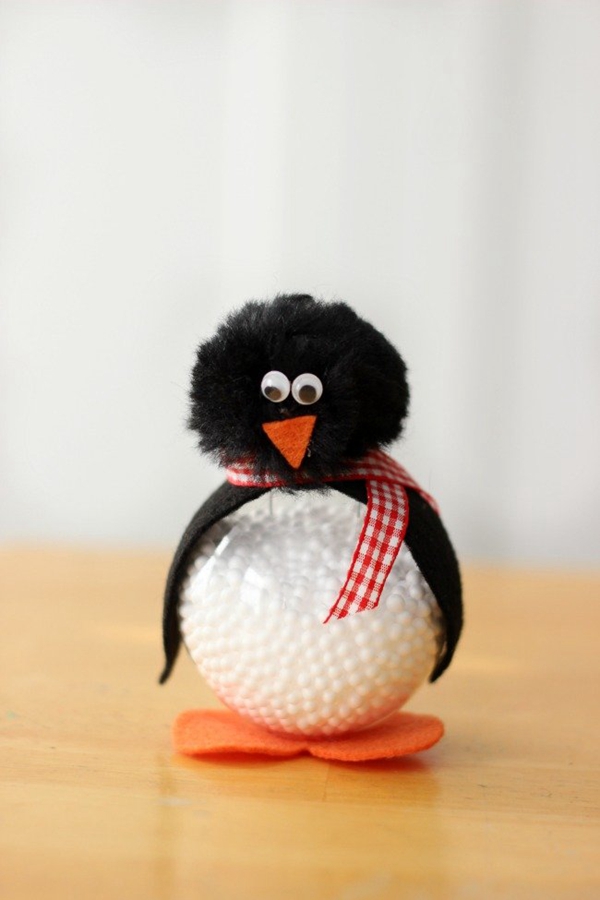 Penguin Ornament Craft - DIY Penguin Ornament Craft Ideas