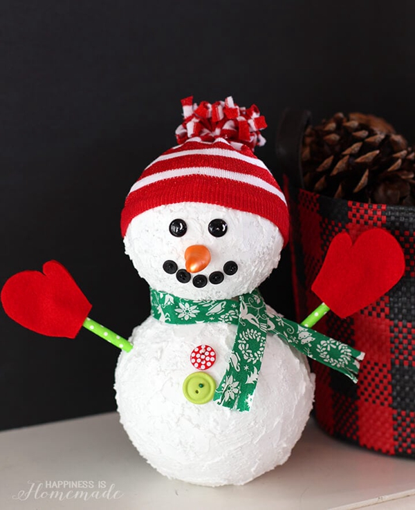 Snowman Holiday Decoration - DIY Snowman Holiday Decoration Ideas