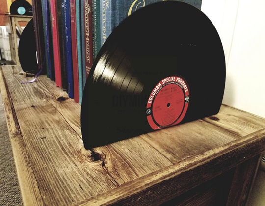 Vinyl Record Bookends - Vinyl Record Bookends Ideas